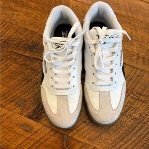 Reebok White and Black Athletic Shoes